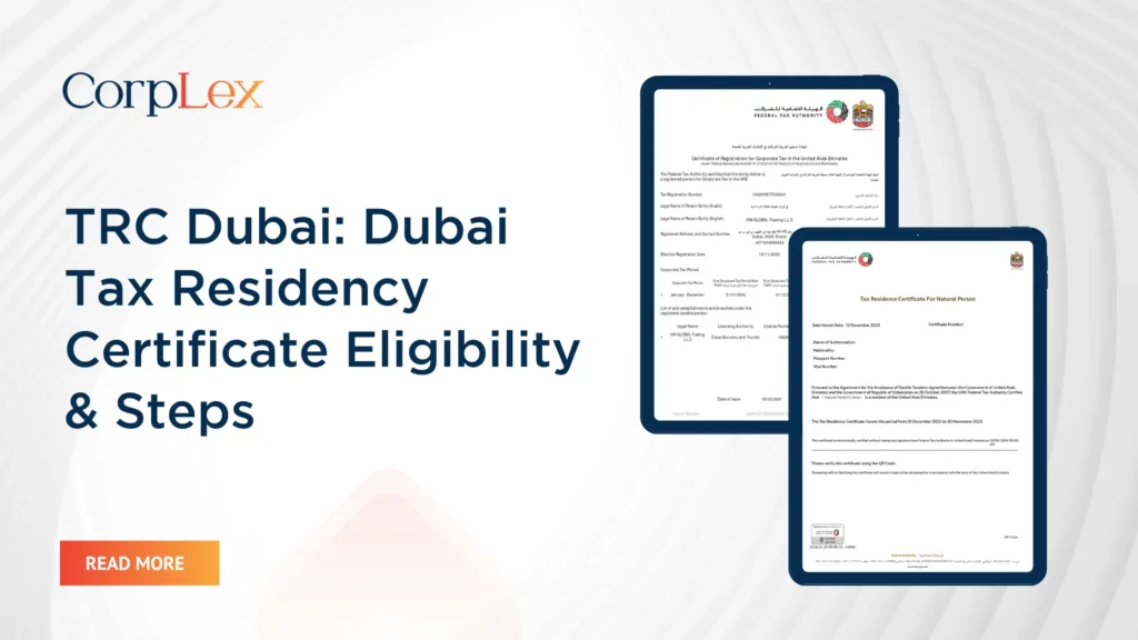 Dubai Tax Residency Certificate