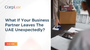 Business partner leaves UAE unexpectedly