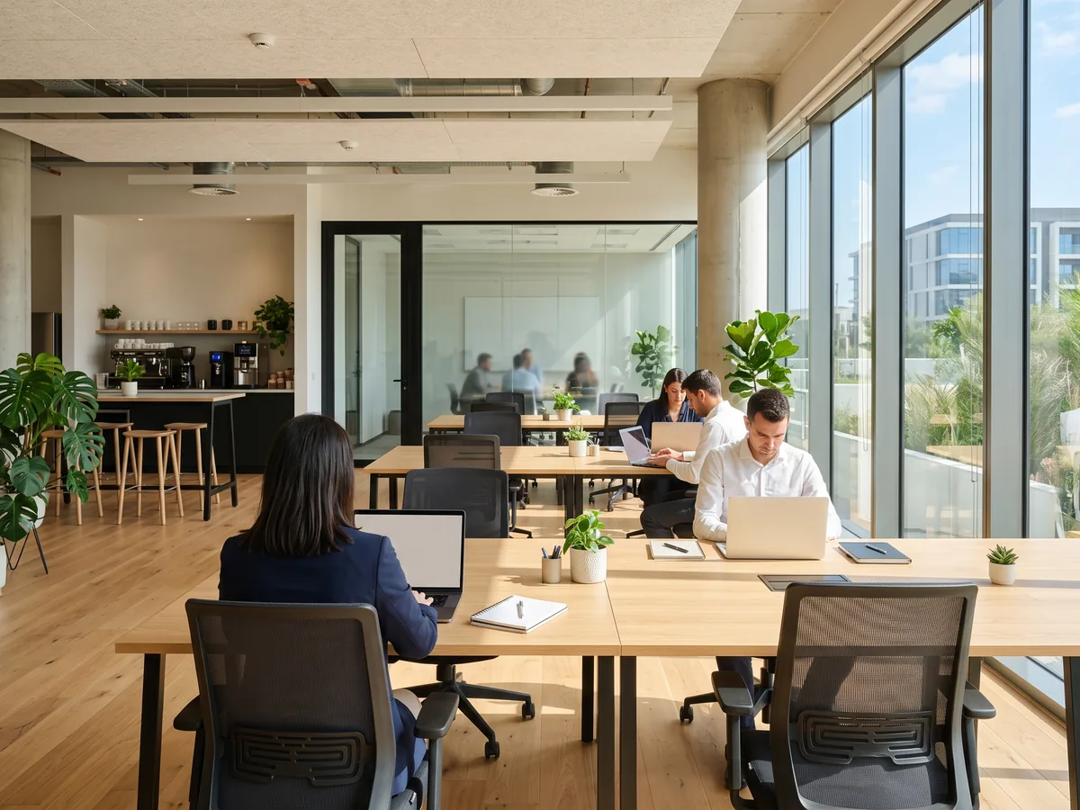 Flexible flexi-desk and shared office workspace for IFZA free zone companies